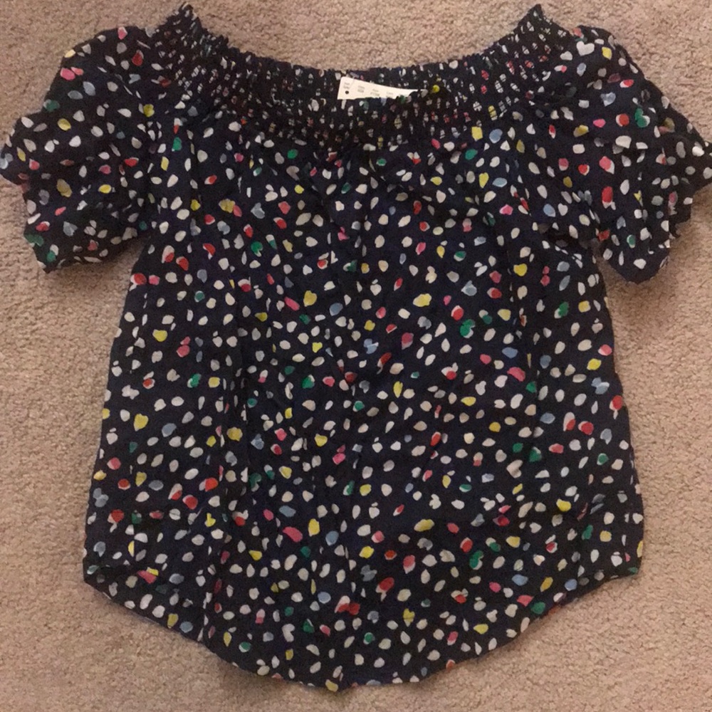 J.Crew off the shoulder ratti happy cat style - Picture 4 of 7